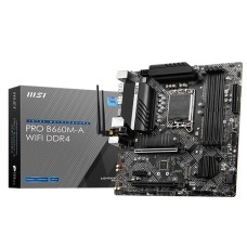 MSI Pro B660M-A Wifi DDR4 Micro-ATX 12th Gen Intel Motherboard